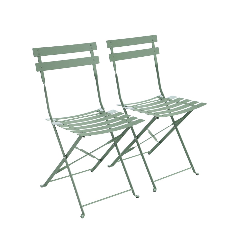 Lot 2 chaises jardin
