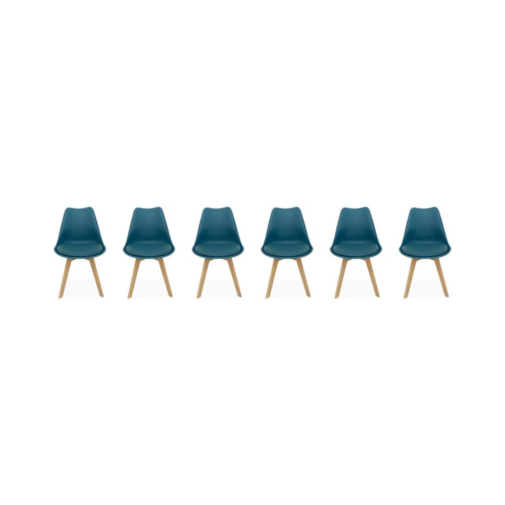 Lot de 6 chaises scandinaves