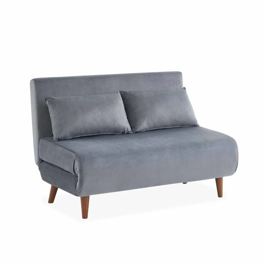 2-Sitzer Sofa mit Schlaffunktion dunkelgrau - Maisons Du Monde