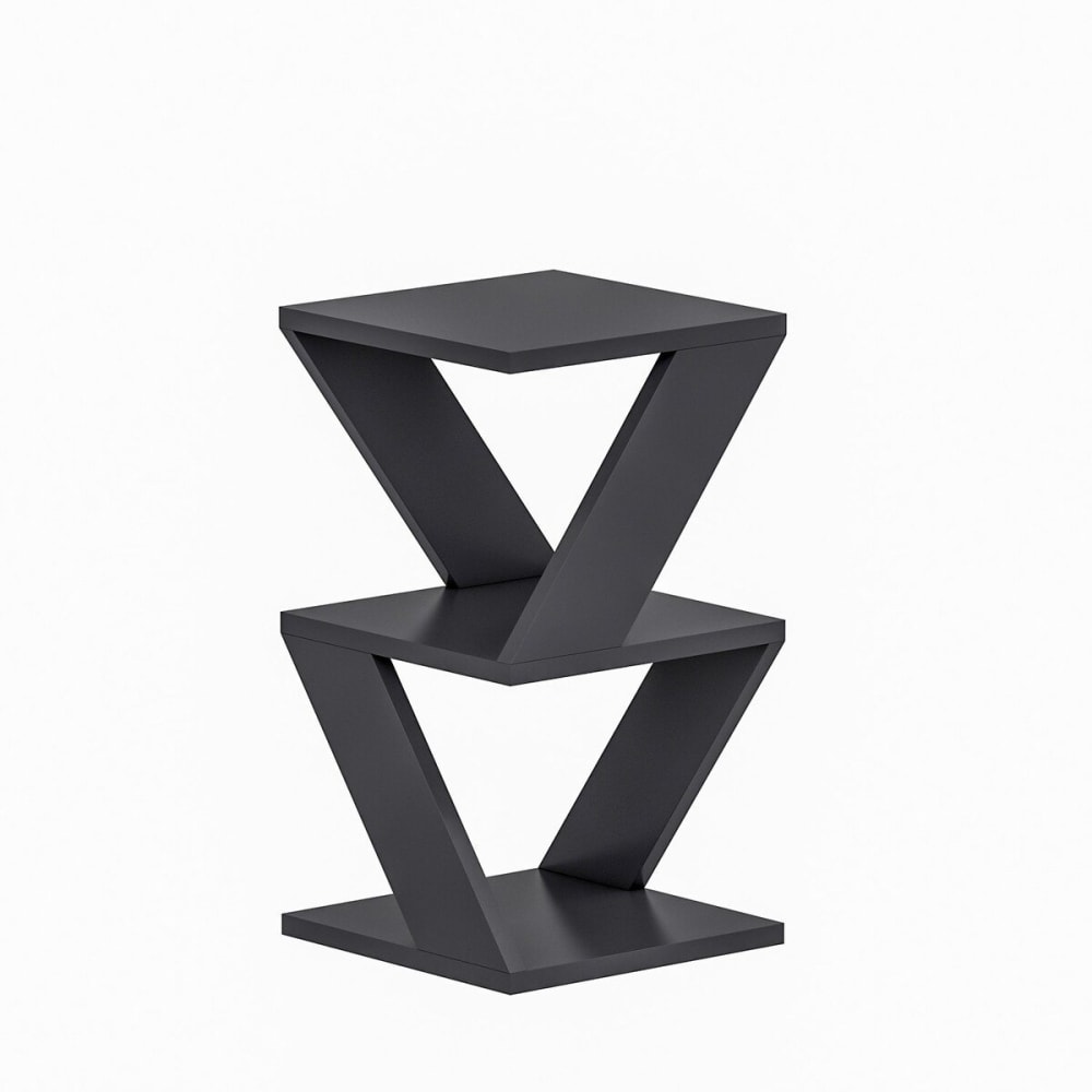 Bout de canapé 3 niveaux h50 cm - anthracite Bout de canapé 3 niveaux h50 cm - anthracite