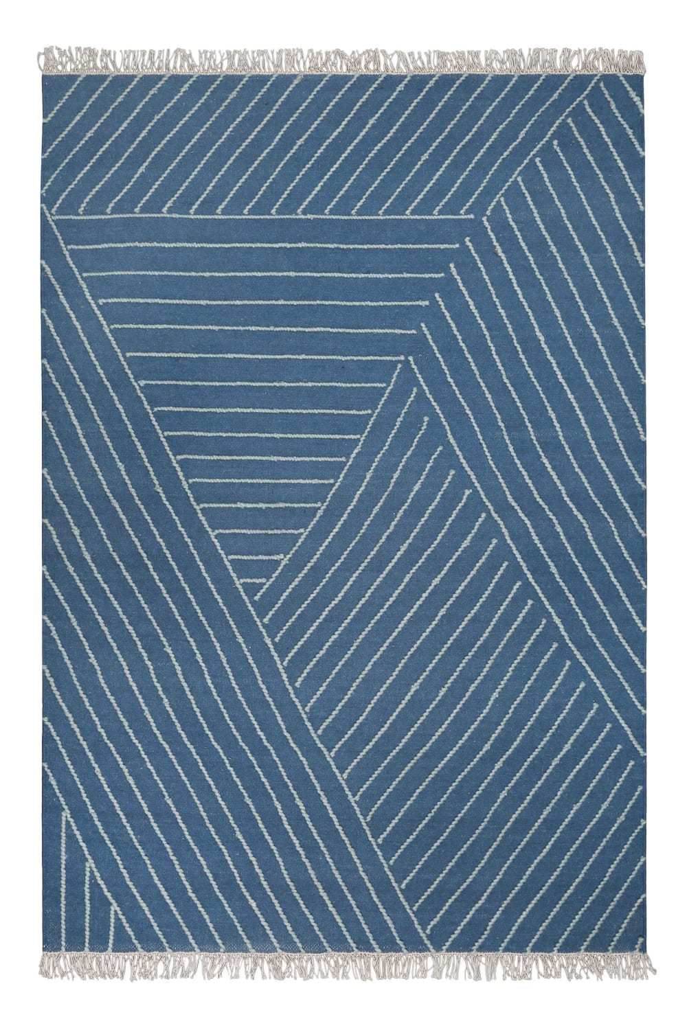 Tapis tissé main pure - laine