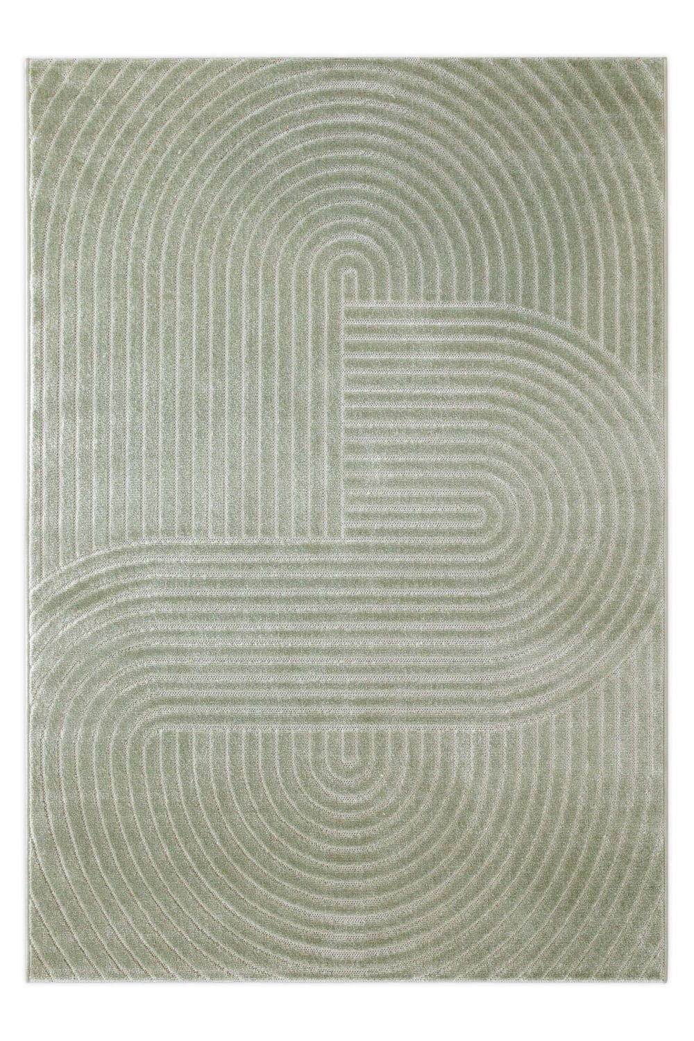 Tapis à relief vert - sauge