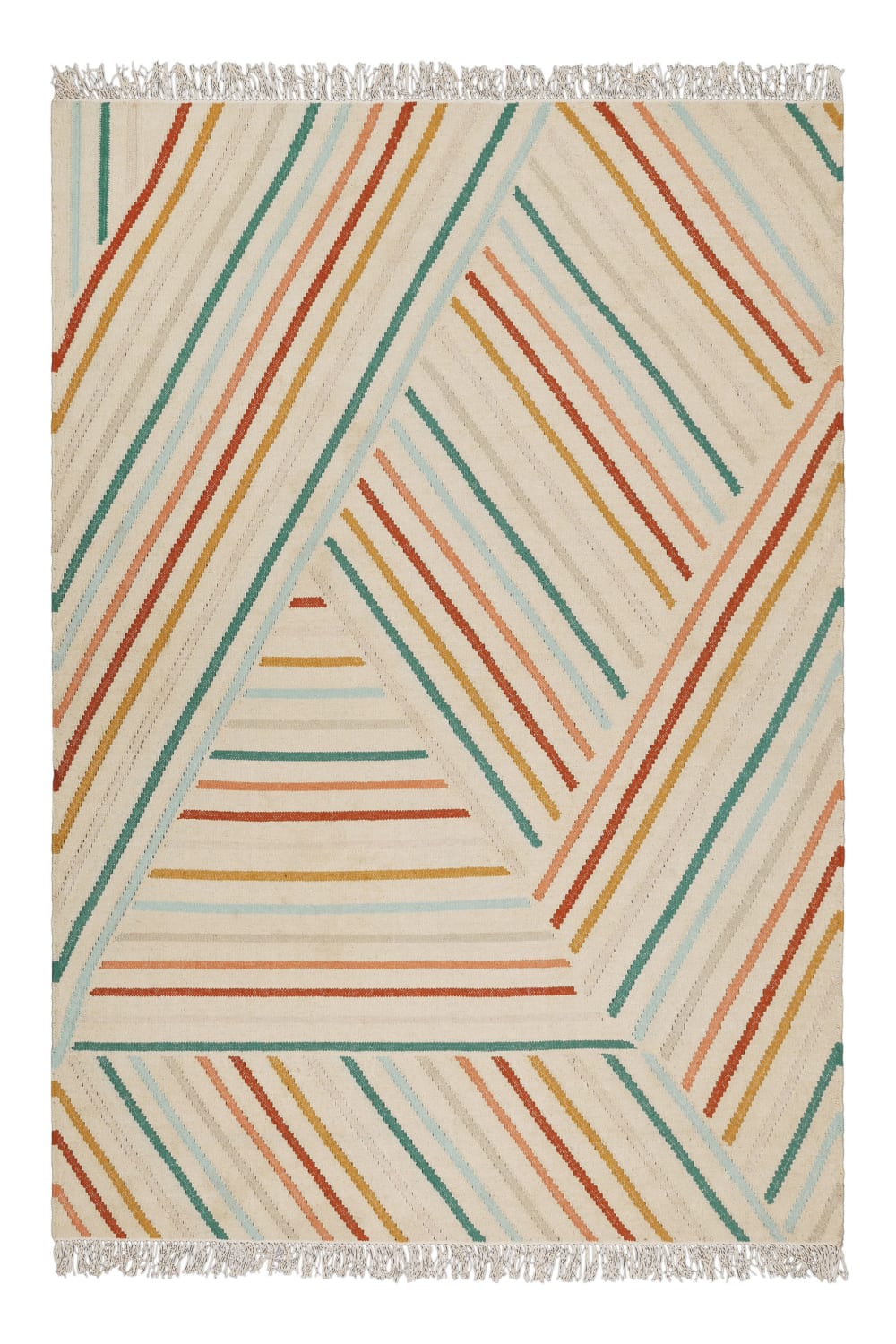Tapis tissé main pure - laine