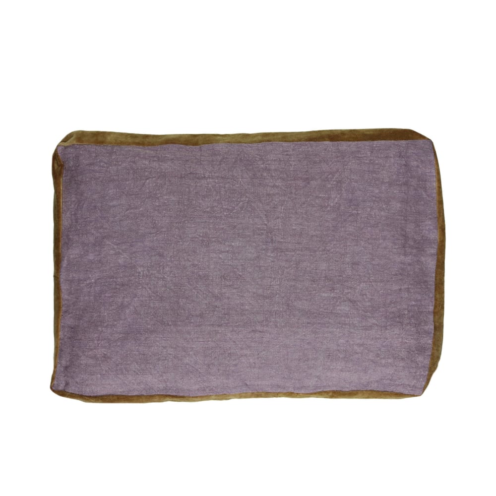 Coussin en lin lavande 60X40
