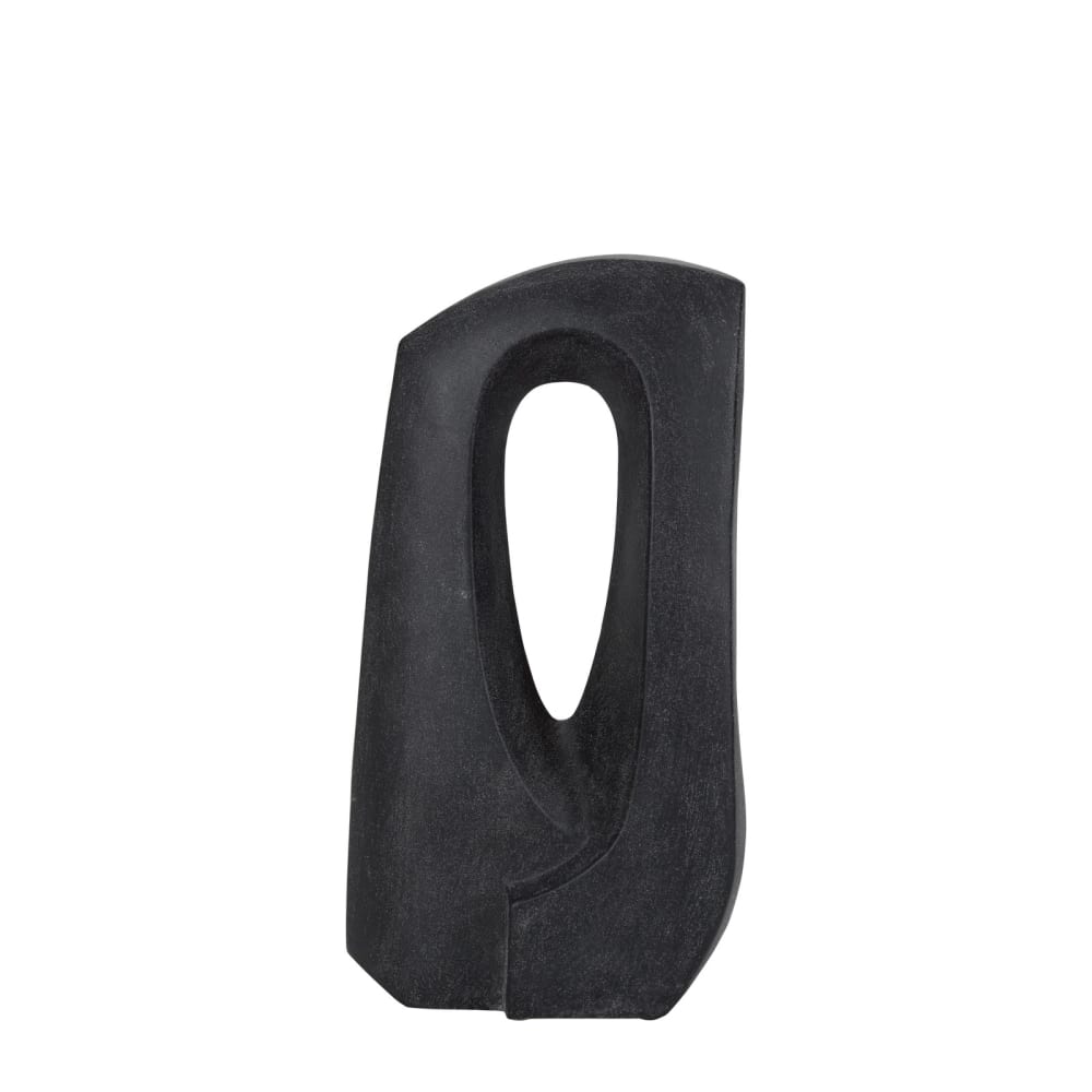 Object décoratif en grès noir h64 — Beyit