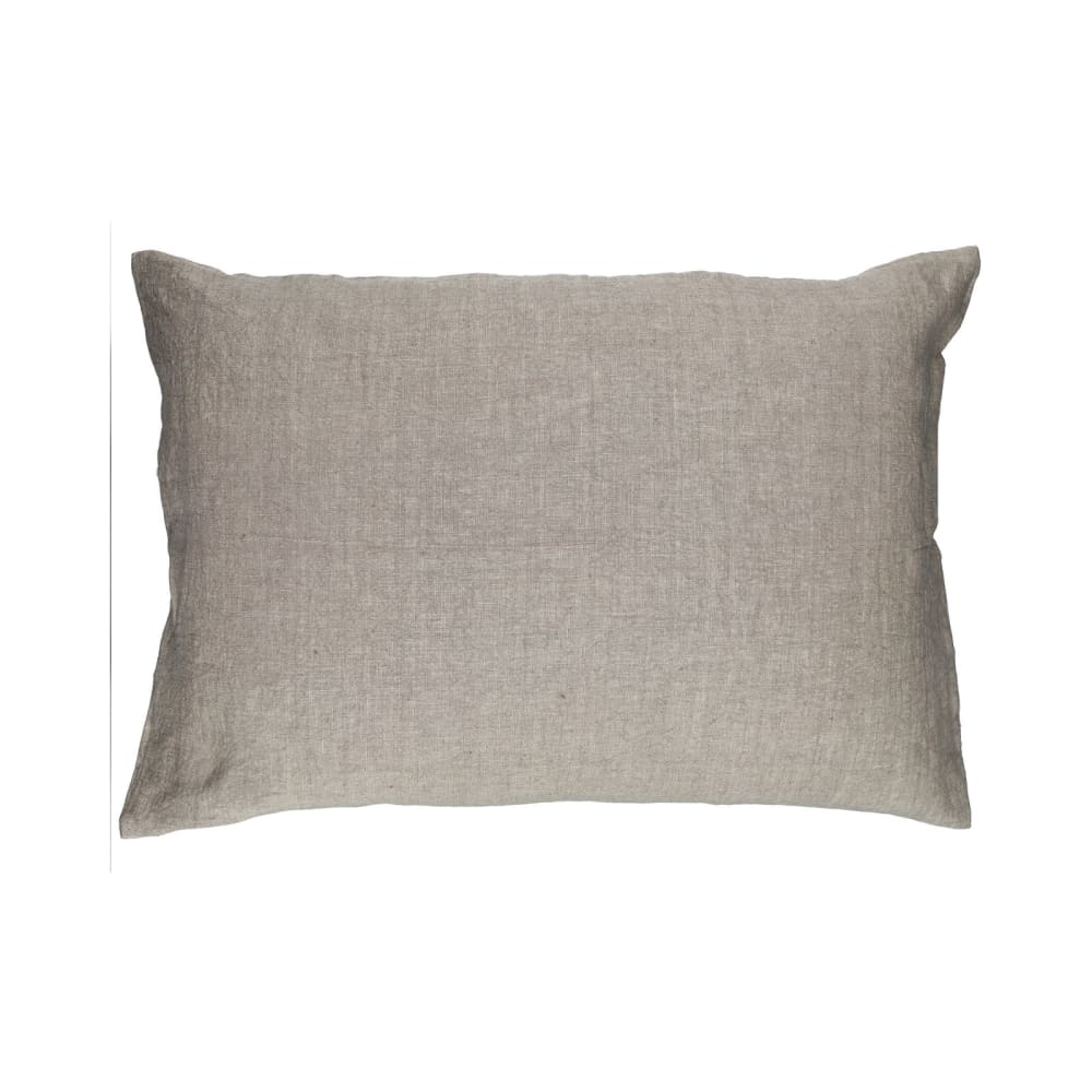 Coussin en coton beige 70X50