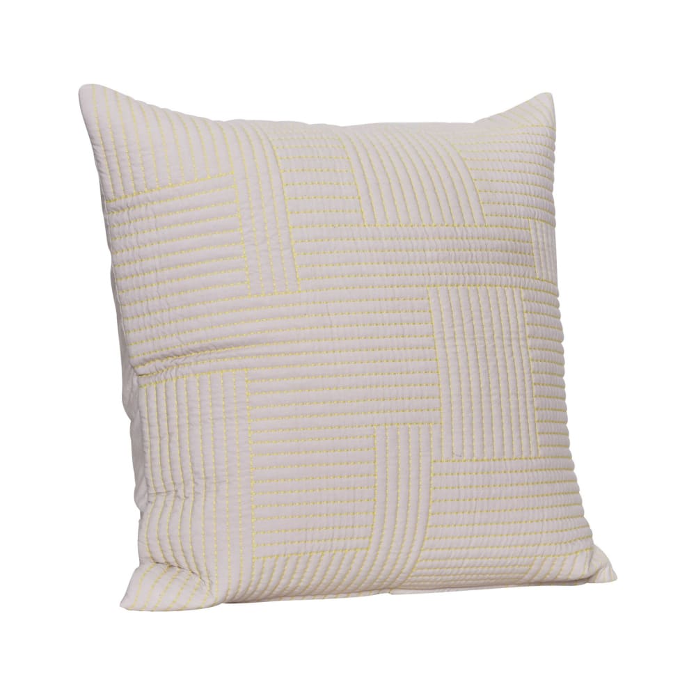 Coussin en coton sable 60x60