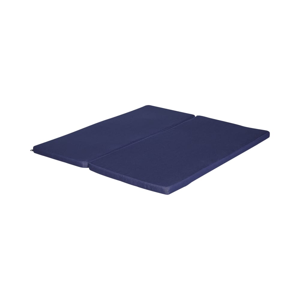 Coussin de siège en tissu bleu 111x92