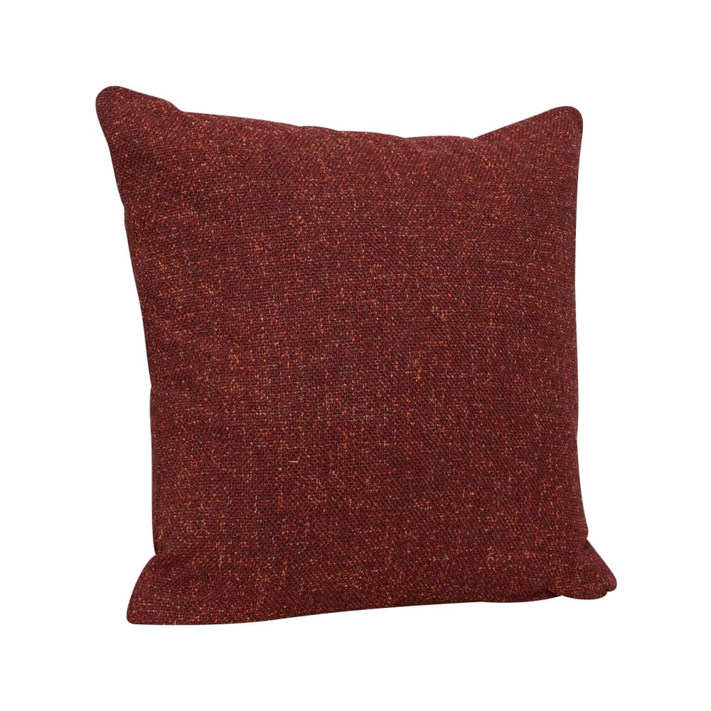 Coussin en tissu rouge 60x60