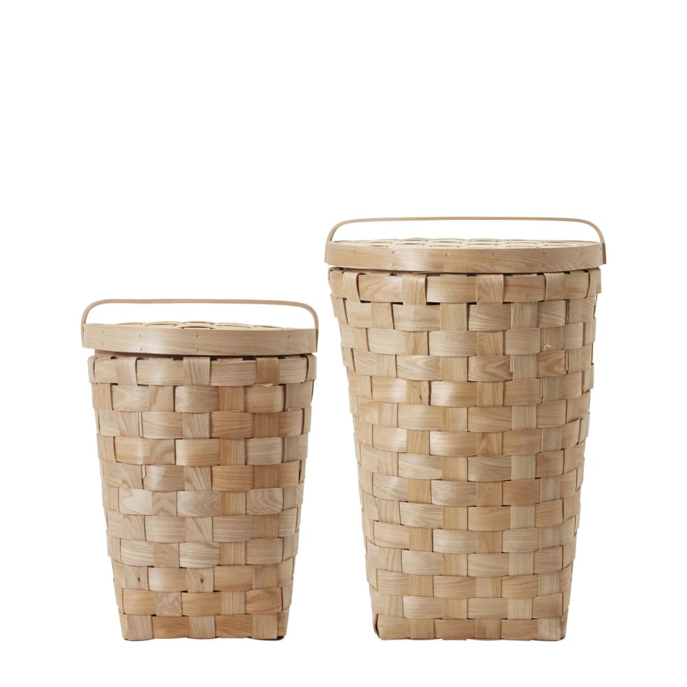 Paniers+en+fibres+naturelles+clair+(+Lot+de+2+)