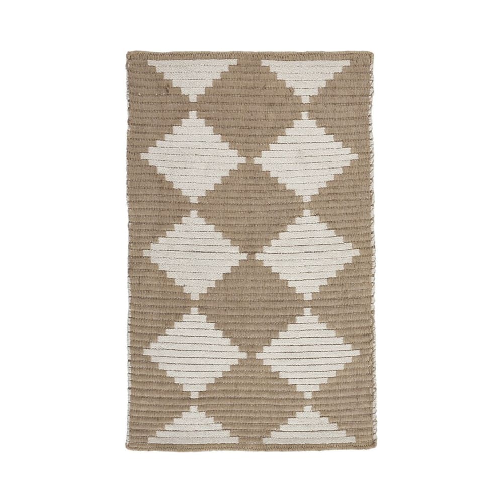 Tapis en jute clair 90x60 cm