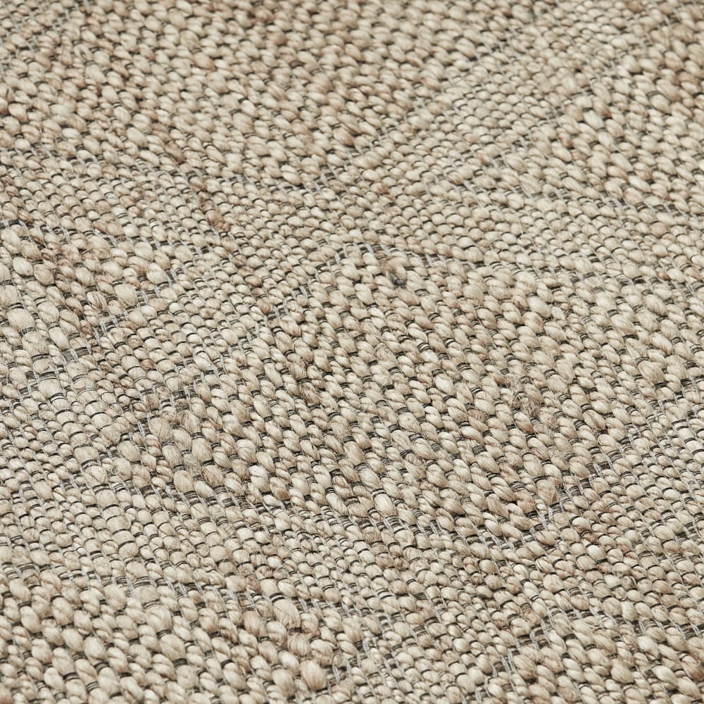 Tapis en fibres naturelles beige 180x180 cm — vue 4
