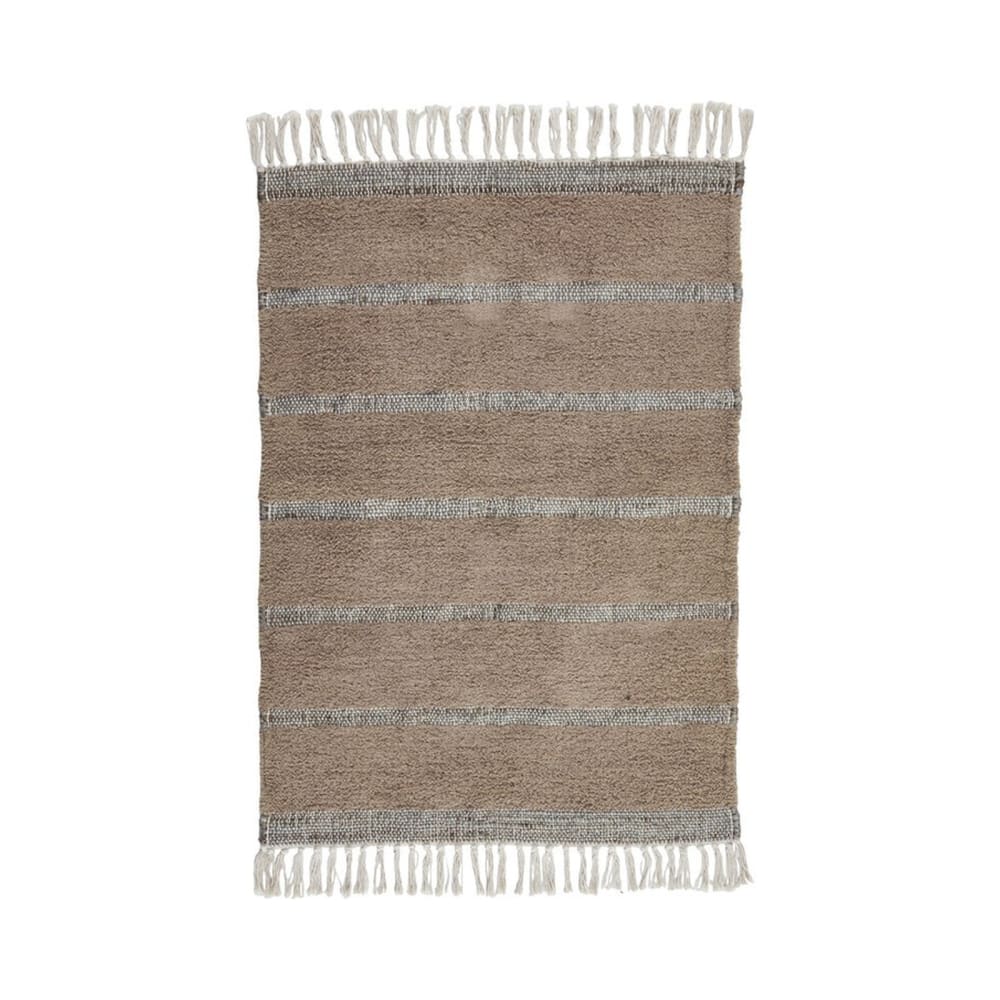 Tapis en fibre naturelles clair 90x60 cm