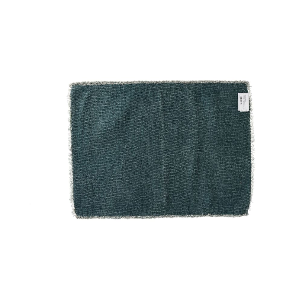 Set de table en coton bleu foncé