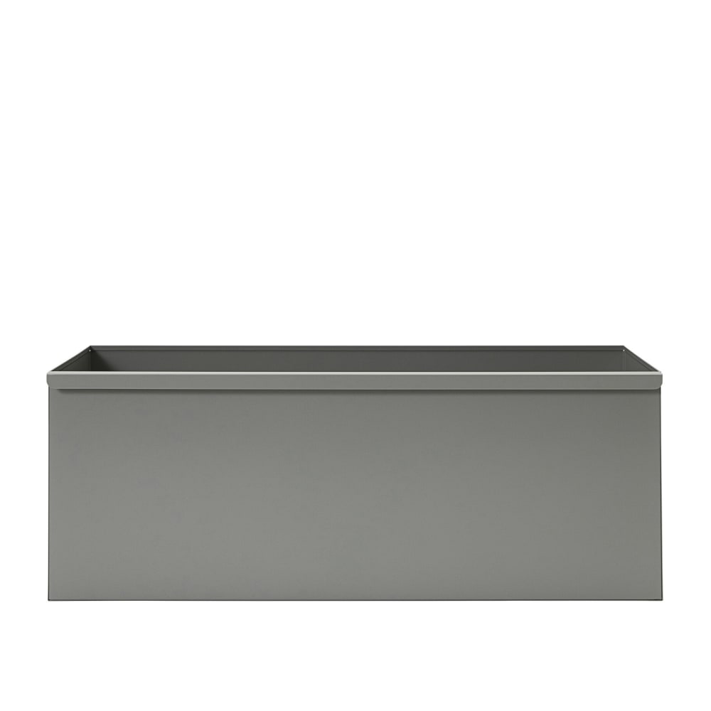 rangement en acier gris