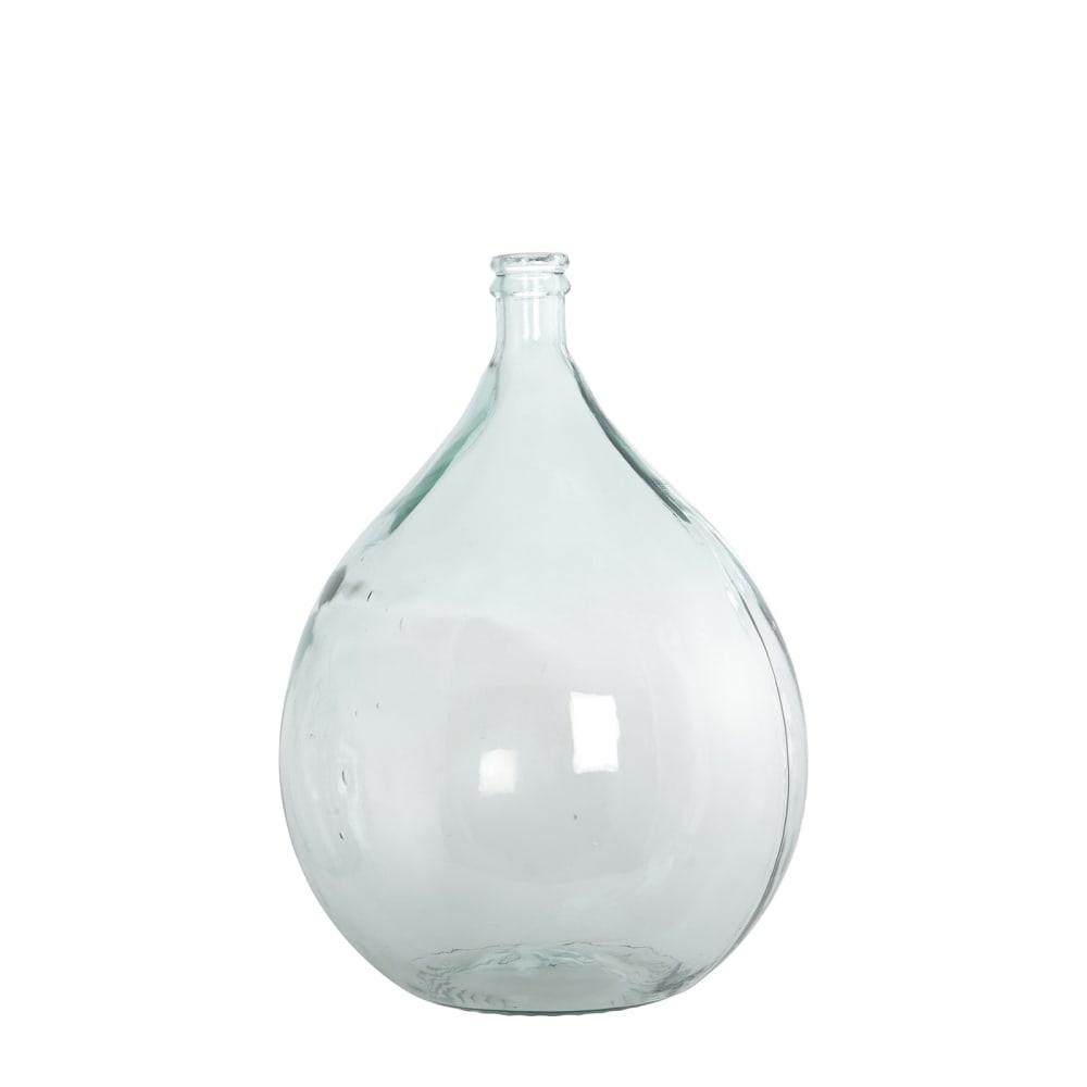 Vase en verre transparent H56