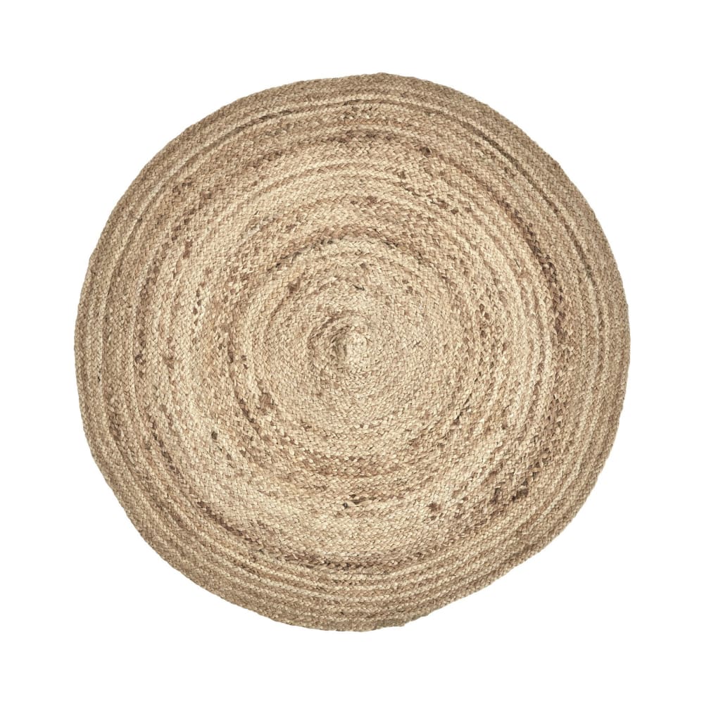 Tapis en jute clair D90 cm