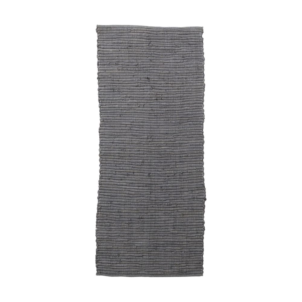 Tapis en coton gris 160x70 cm