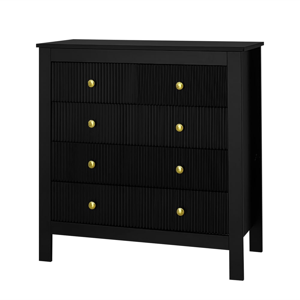 Elegantes Sideboard mit 5 Schubladen, Schwarz - Maisons Du Monde