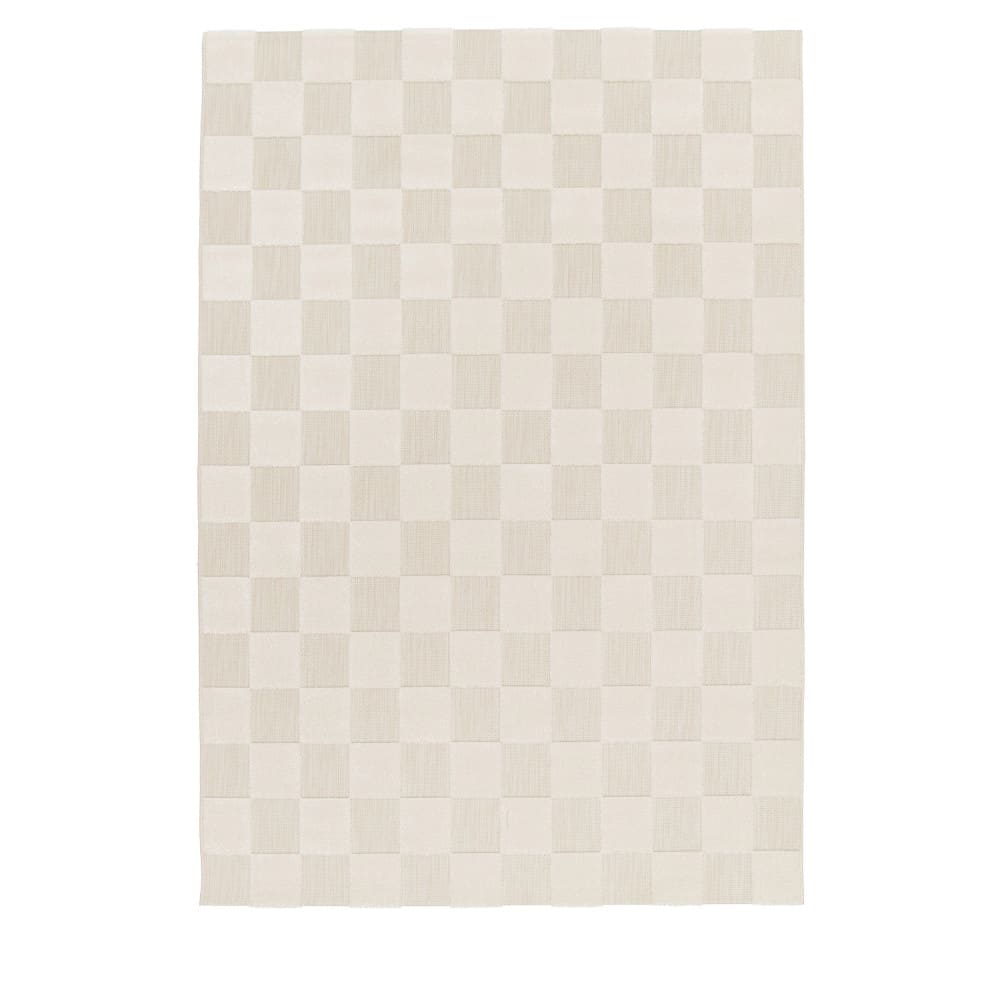 Tapis intérieur/extérieur - 160x230cm écru polypropylène — vue 4