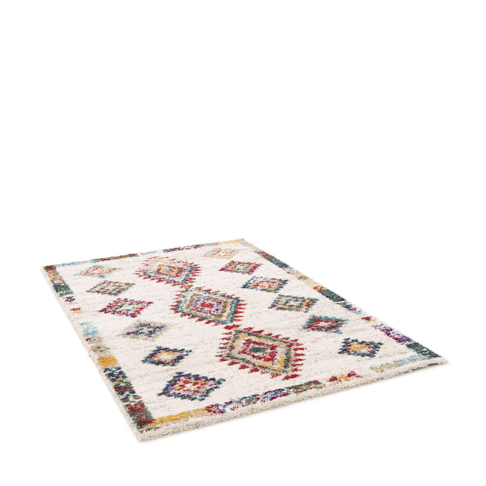 Tapis d'inspiration losanges - 200x290cm multicolore polypropylène — vue 3