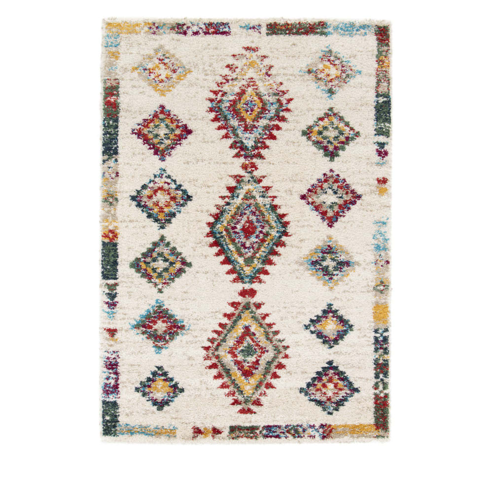 Tapis d'inspiration berbère - 160x230cm Multicolore Polypropylène