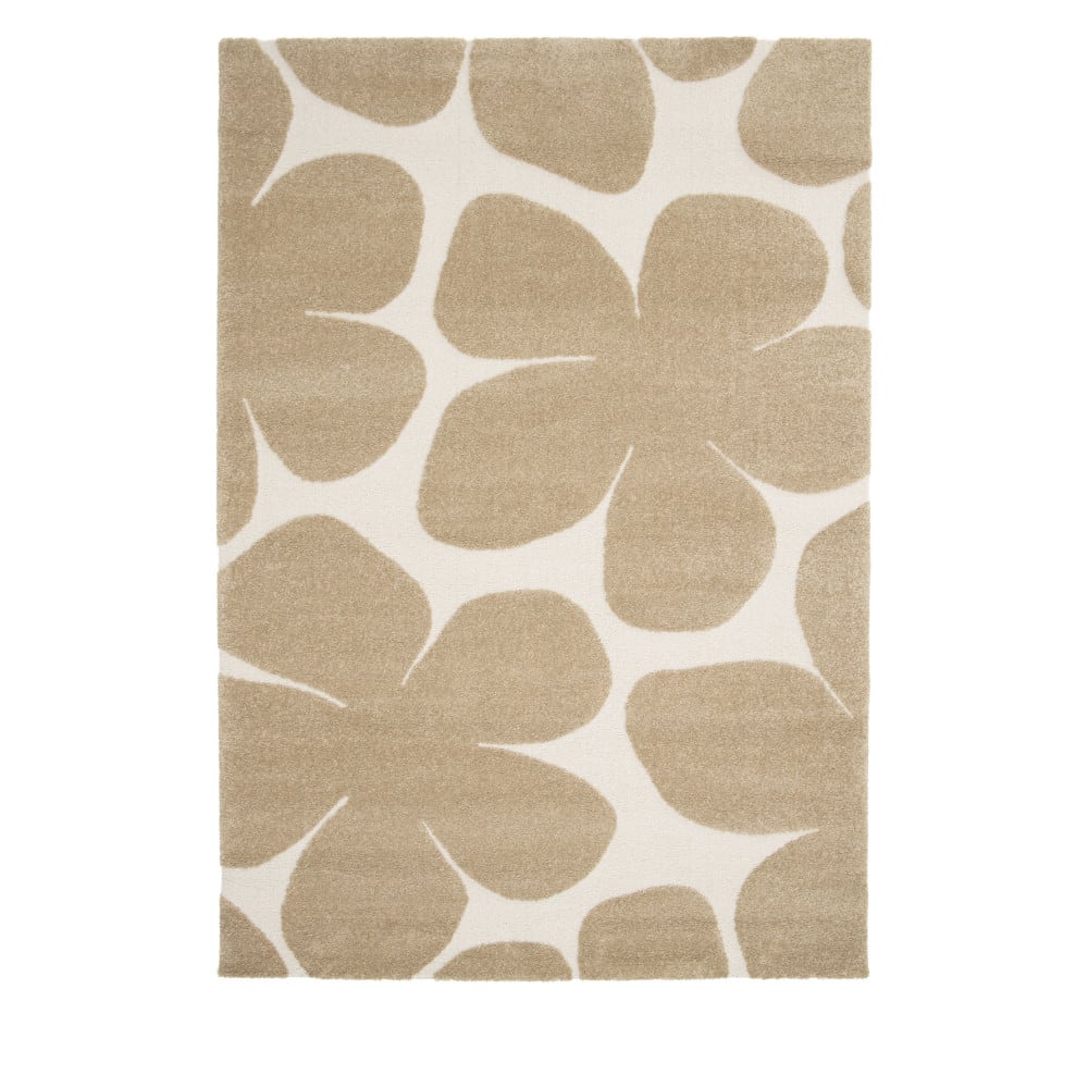 tapis contemporain floral