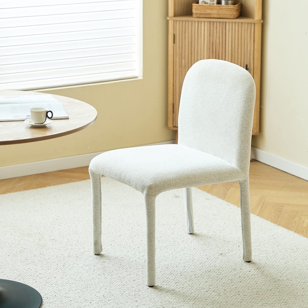 Nordlys Esszimmerstühlen (2er Set) aus Stoff Beige style modern Beige Öko-Tex Zertifikat Stoff
