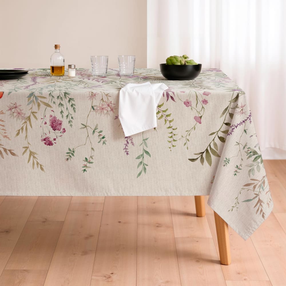 Nappe anti-taches coton 155x155