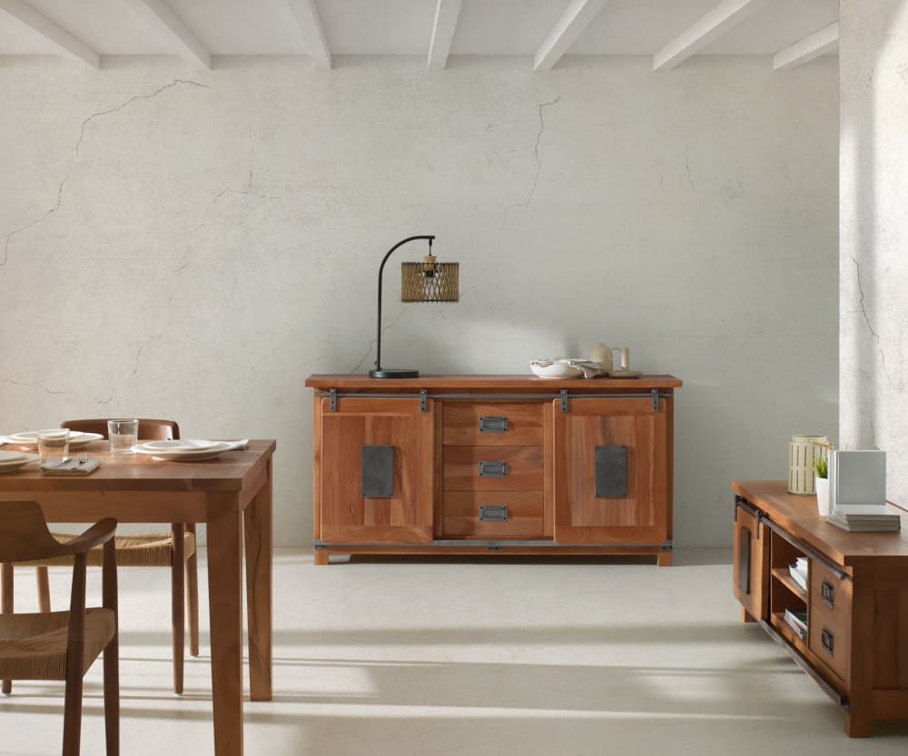 Sideboard aus recyceltem massivem Akazienholz - Maisons Du Monde