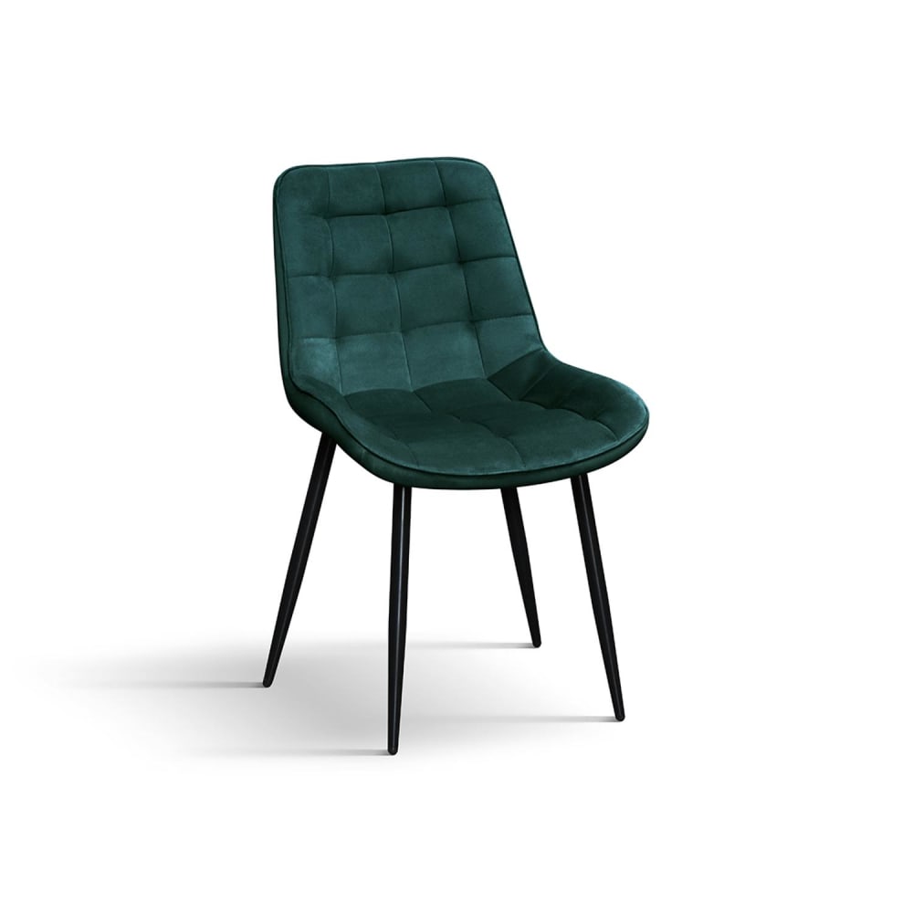 Lot de 4 chaises en tissu