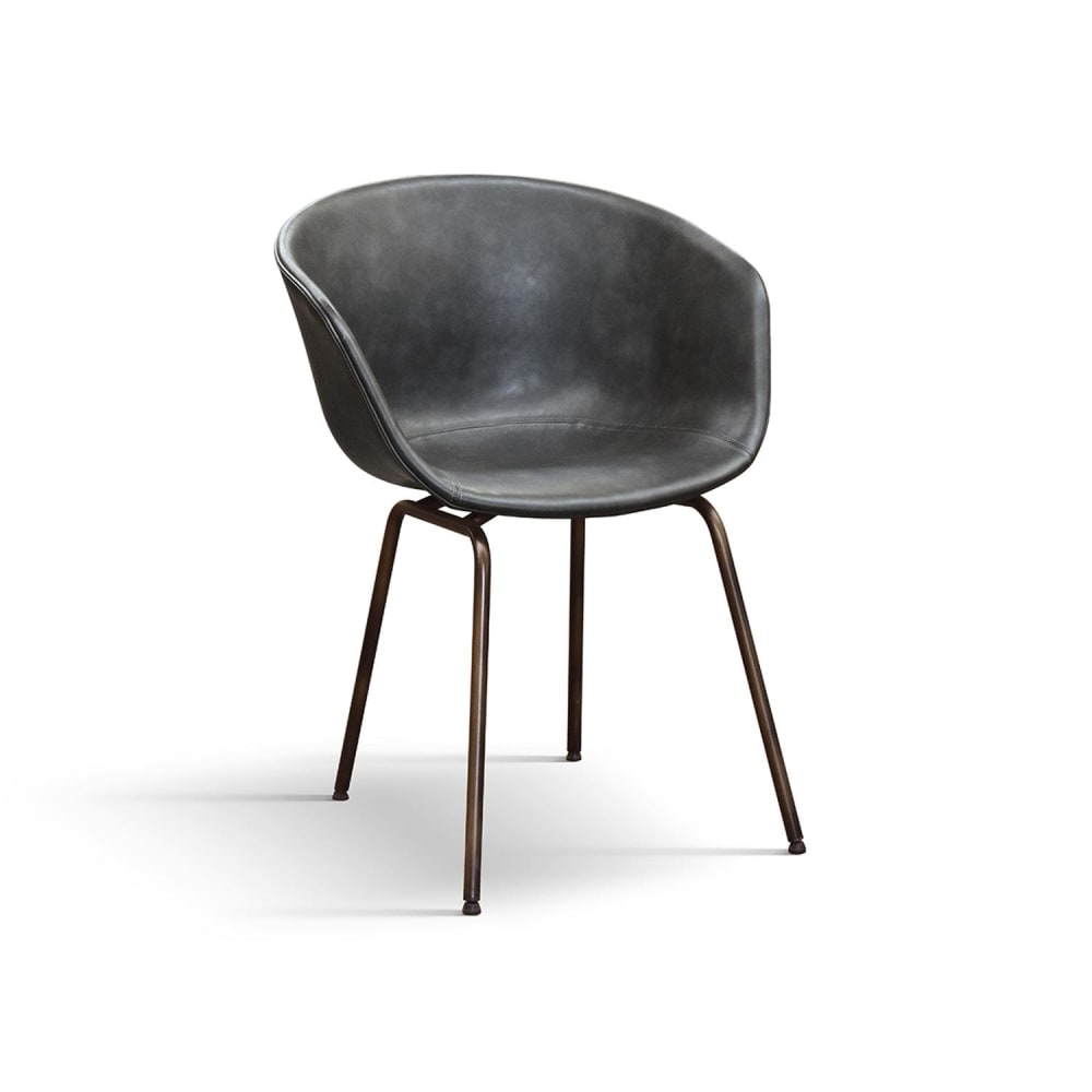 Lot de 4 chaises en simili cuir