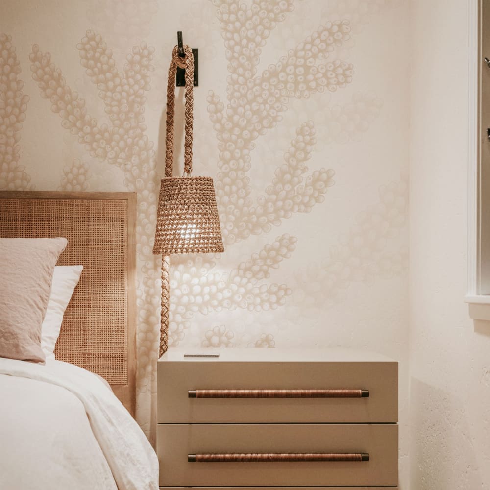 Papier peint  corail,