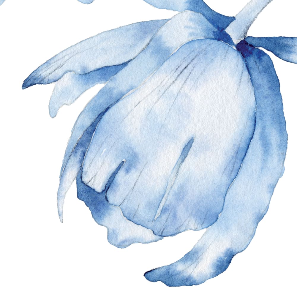 Papier peint azulejos, bleu 300 x 250cm — vue 4