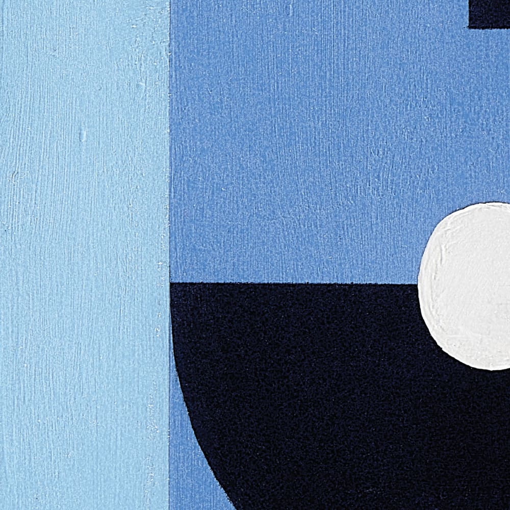 Papier peint abstraction 3, bleu 150 x 250cm — vue 4