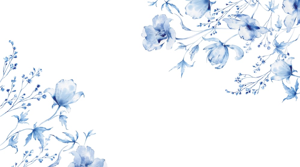 Papier peint azulejos, bleu 225 x 250cm — vue 3