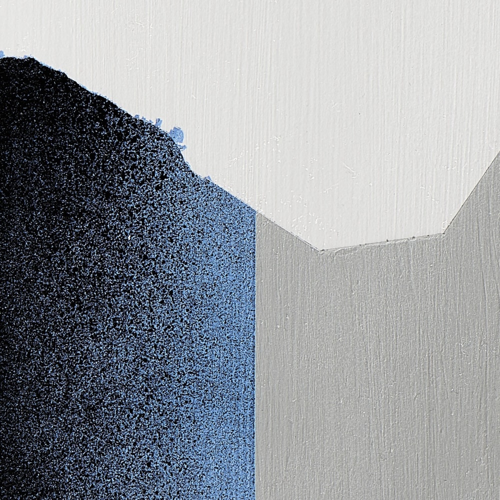 Papier peint abstraction 2, bleu 150 x 250cm — vue 4