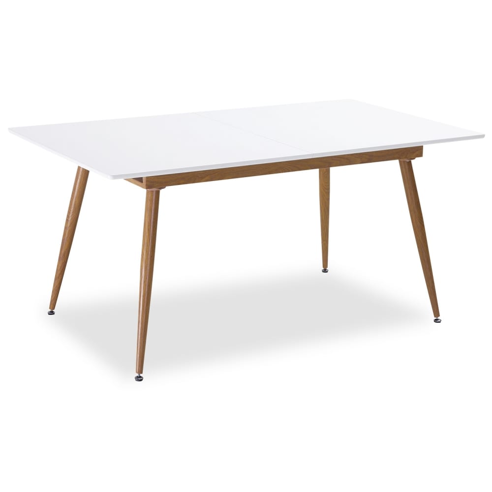 Table extensible scandinave blanc 6 à 8 personnes
