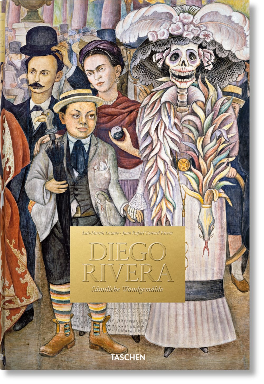 TASCHEN Diego Rivera. Sämtliche Wandgemälde (Deutsch) Mehrfarbig Papier