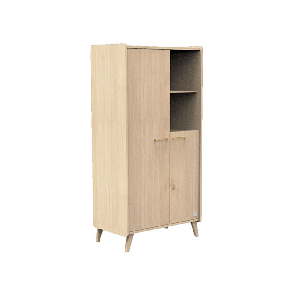 Armoire 2 portes couleur bois