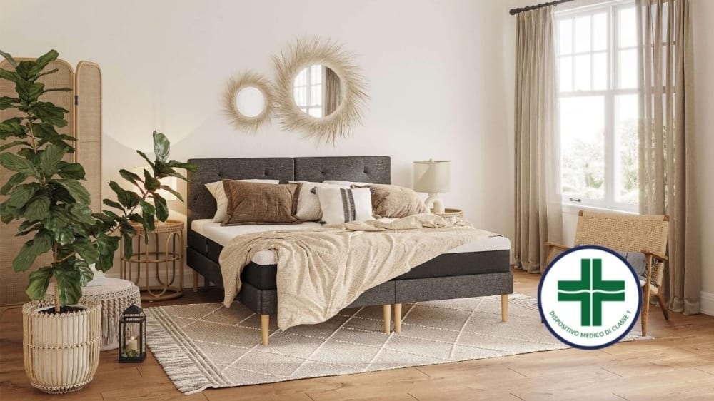 Matelas Mémoire de forme et Ressorts 90x200 - Maisons du Monde