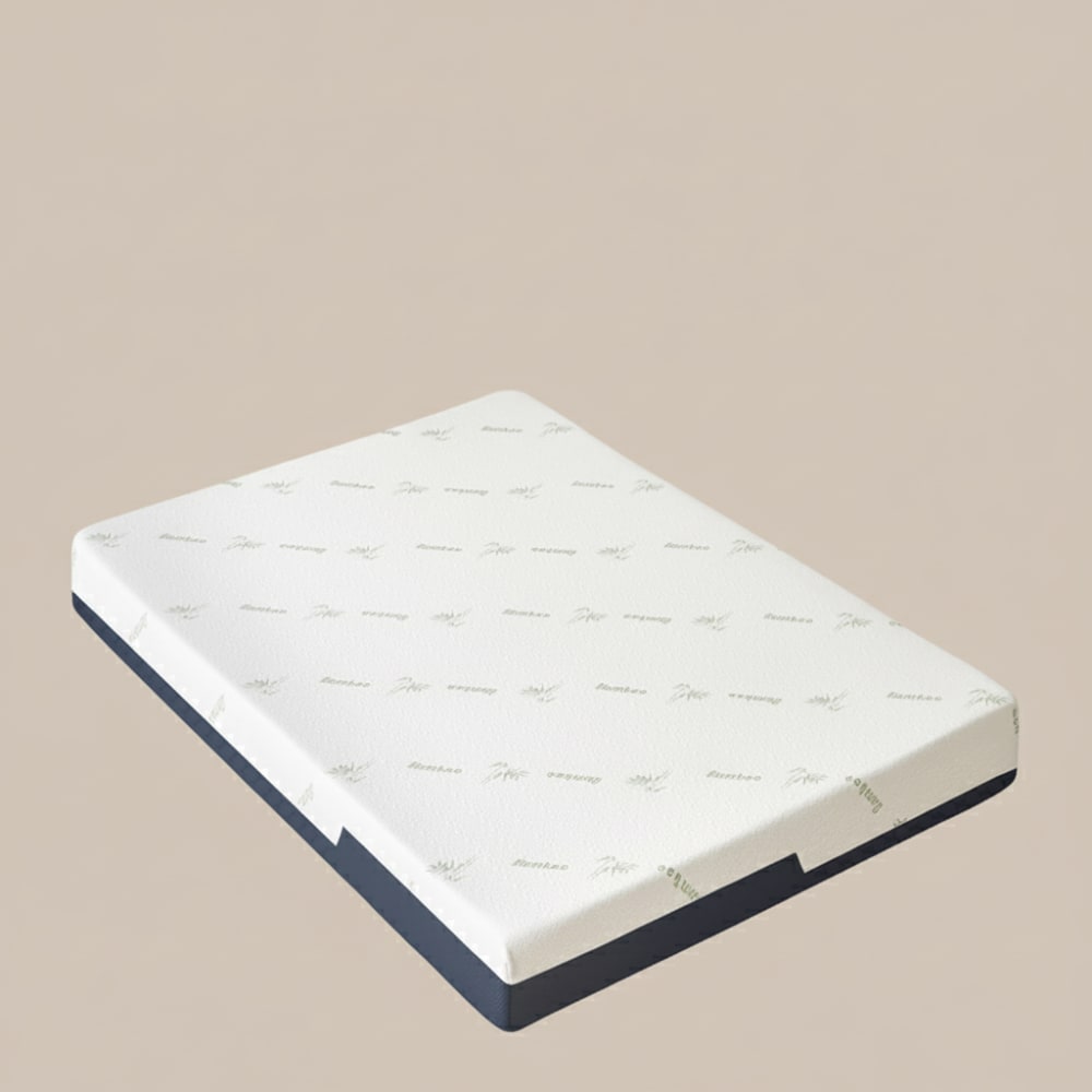 Memoryschaum-Matratze mit abnehmbarem Bambusbezug 160x200 cm -