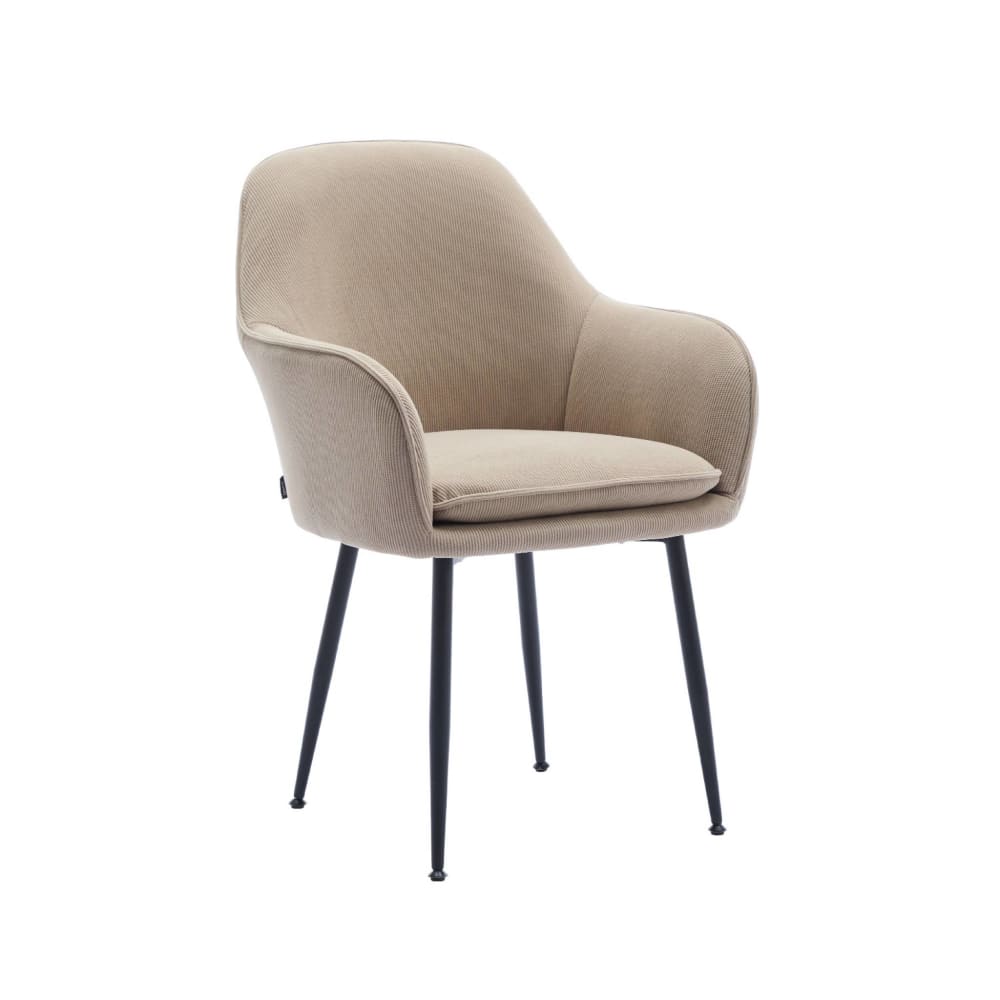 fauteuil velours côtelé