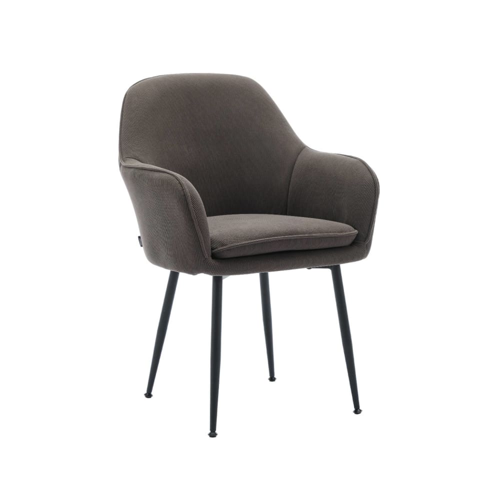 fauteuil velours côtelé