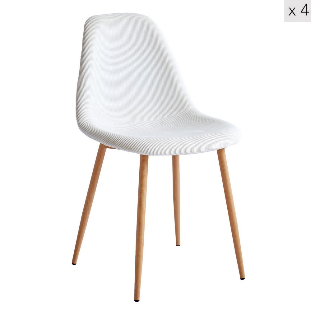 Lot 4 chaises salle