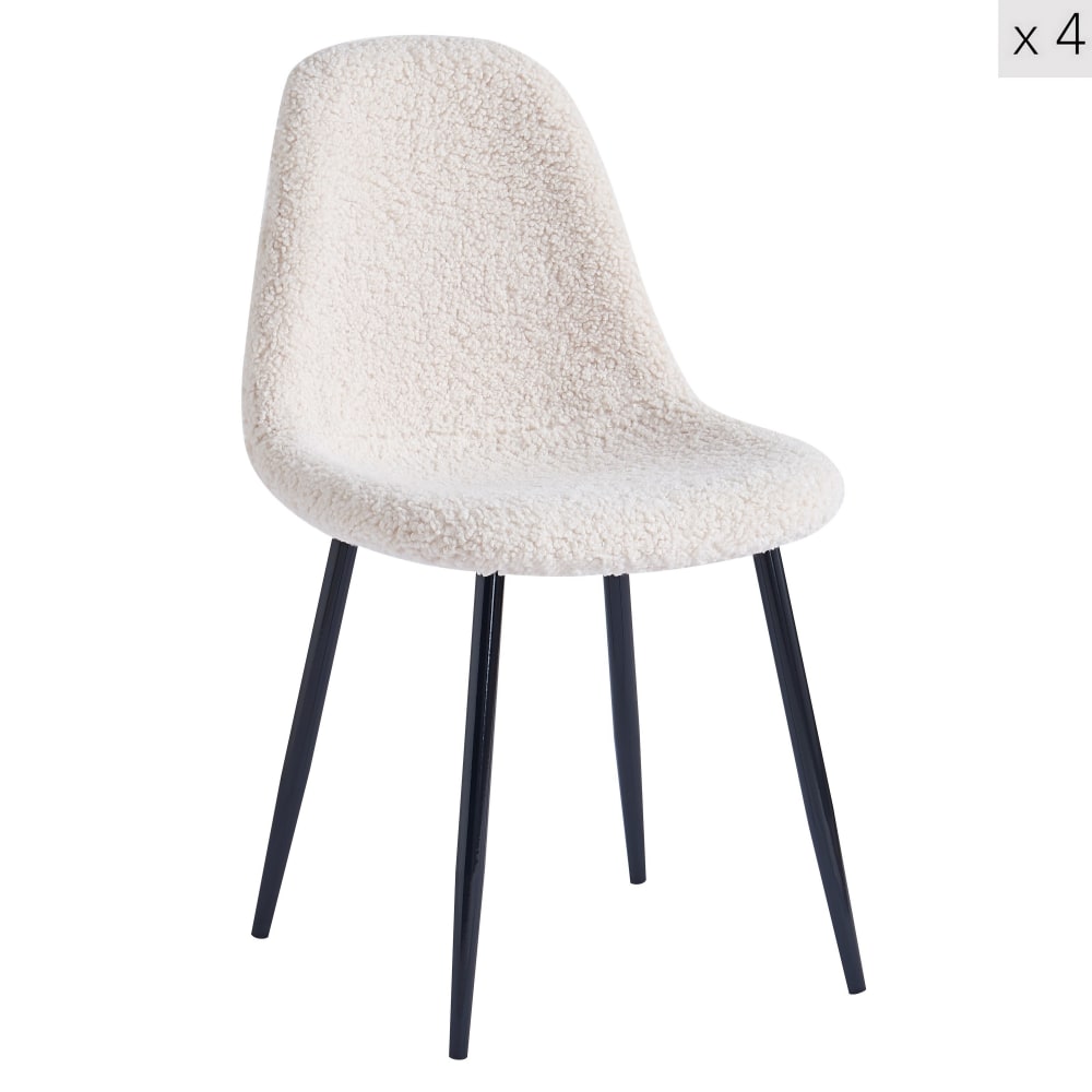 Lot 4 chaises salle - scandinaves
