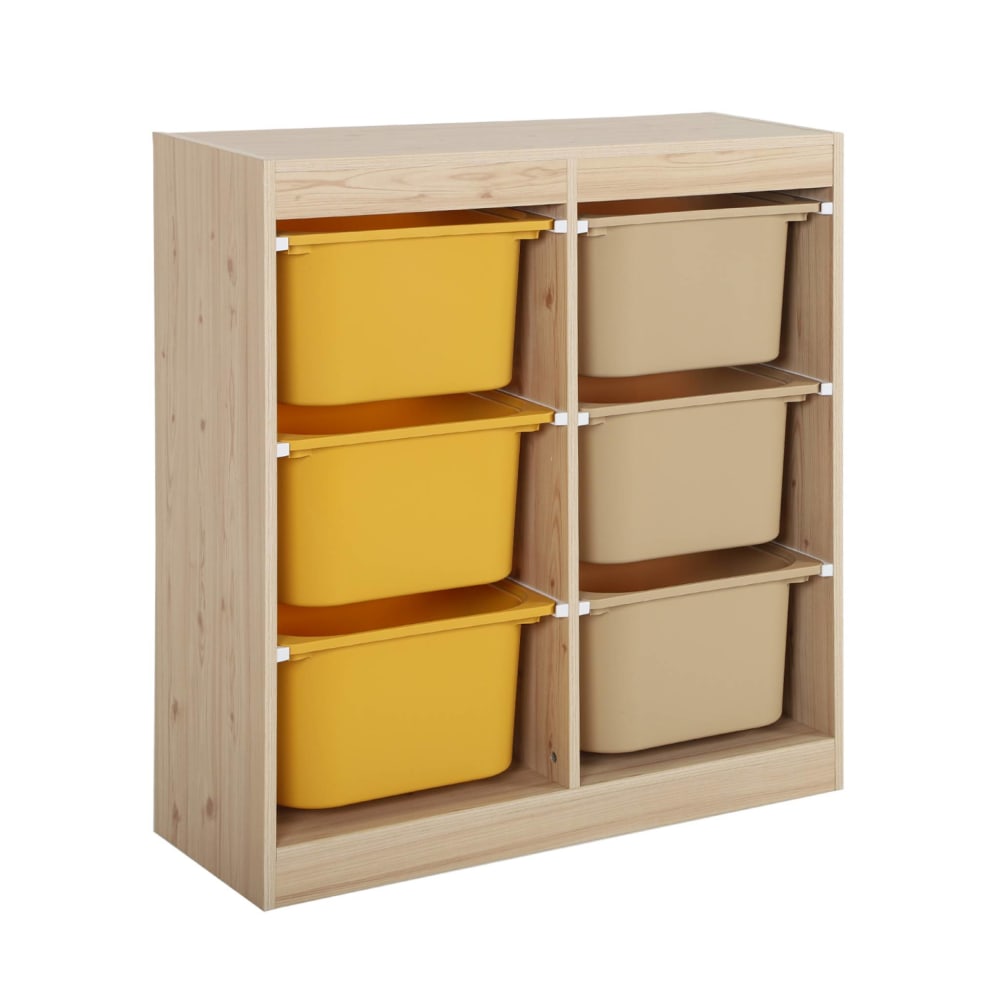 Meuble enfant 6 bacs