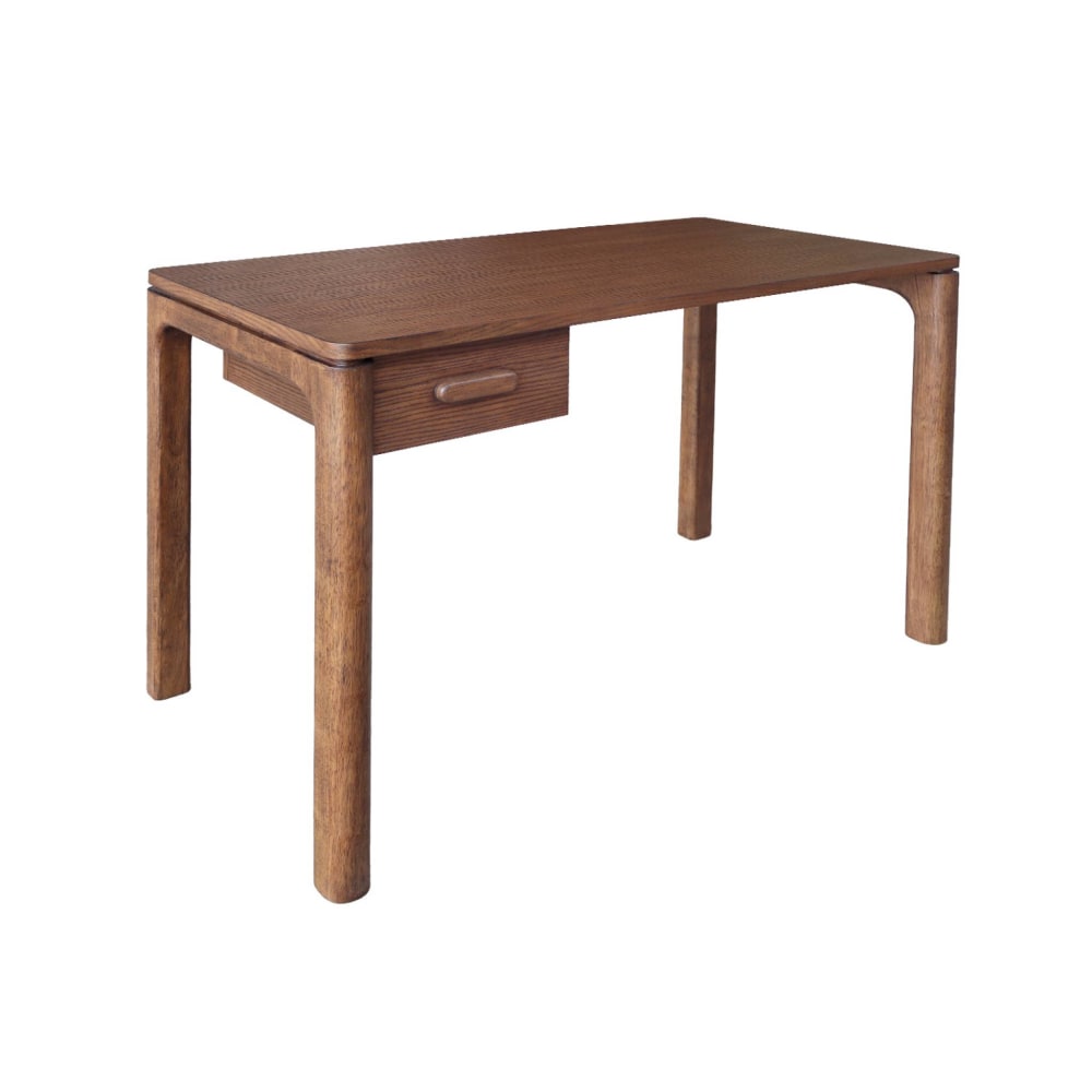 Bureau bois d'hévéa - placage