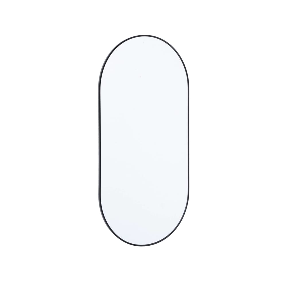 miroir ovale aluminium