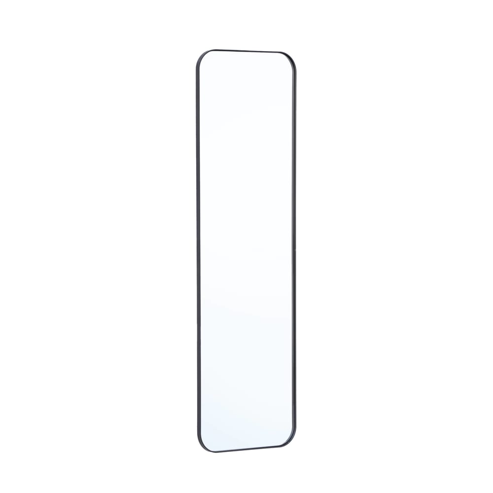 Miroir rectangulaire acier noir 120cm